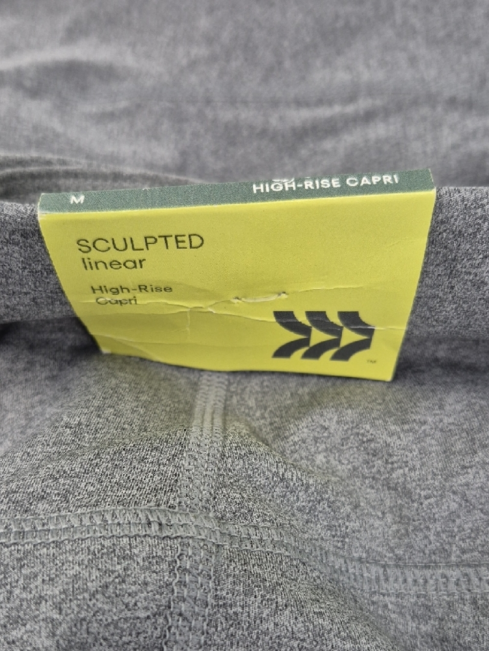 All In Motion Grey High Tise Capri - Picture 2 of 5